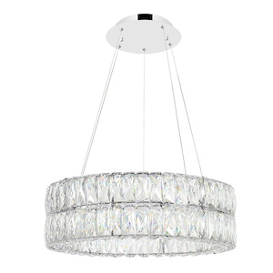 LED Chandelier with Chrome Finish - 901071