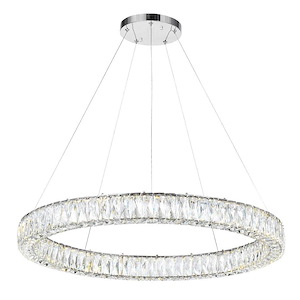 LED Chandelier with Chrome Finish - 901074