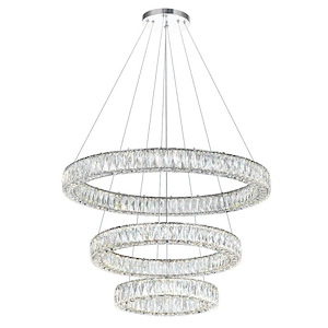 LED Chandelier with Chrome Finish - 901076