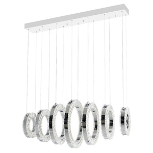 LED Chandelier with Chrome Finish - 901082
