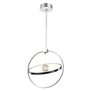 Colette - 12W LED Chandelier-18 Inches Tall and 15 Inches Wide - 1276953