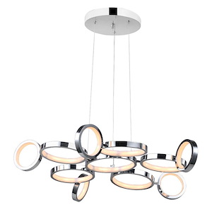 Colette - 48W LED Chandelier-5 Inches Tall and 28 Inches Wide - 1276954