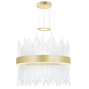 Genevieve - 35W LED Chandelier-13 Inches Tall and 16 Inches Wide - 1276956