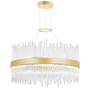 Genevieve - 50W LED Chandelier-13 Inches Tall and 24 Inches Wide - 1276957