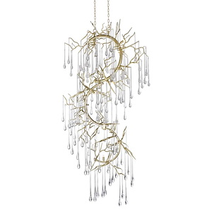 Anita - 12 Light Down Chandelier-60 Inches Tall and 18 Inches Wide - 1342893