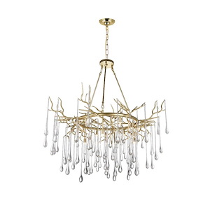 Anita - 12 Light Down Chandelier-45 Inches Tall and 43 Inches Wide - 1342895