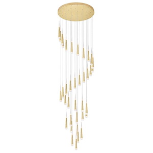 Andes - 180W LED Pendant-122 Inches Tall and 40 Inches Wide - 1276982