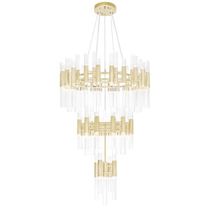 Orgue - 615W 123 LED Down Chandelier-42 Inches Tall and 32 Inches Wide - 1276991