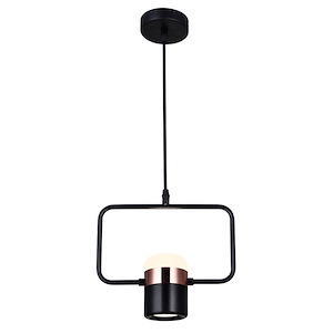 Moxie - 6W LED Down Mini Pendant-9 Inches Tall and 3 Inches Wide - 1277003