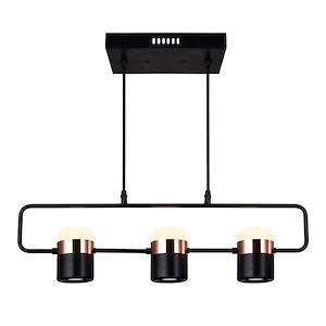 Moxie - 18W LED Chandelier-7 Inches Tall and 3 Inches Wide - 1277004