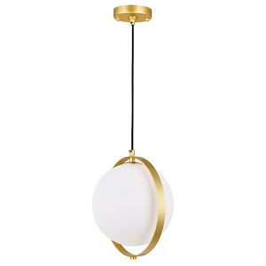 1 Light Mini Pendant with Brass Finish - 901248