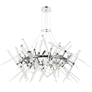 Icicle - 12 Light Chandelier-18 Inches Tall and 42 Inches Wide - 1277009