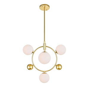 Celeste - 20W 4 LED Down Pendant-16 Inches Tall and 16 Inches Wide - 1277066