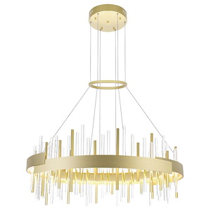 Millipede - 50W LED Chandelier-14 Inches Tall and 32 Inches Wide - 1277142