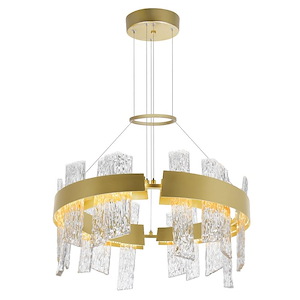 Guadiana - 35W 1 LED Chandelier-14 Inches Tall and 24 Inches Wide - 1277146