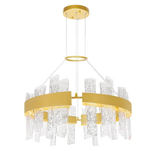 Guadiana - 48W 1 LED Chandelier-14 Inches Tall and 32 Inches Wide - 1277147