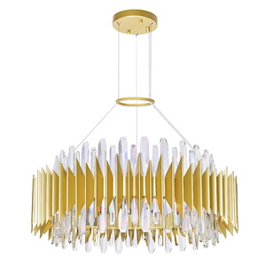 Cityscape - 18 Light Chandelier-12 Inches Tall and 28 Inches Wide - 1277151
