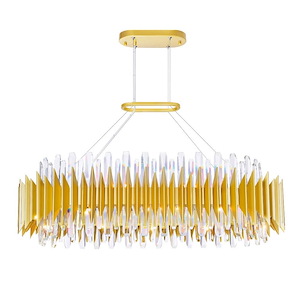 Cityscape - 20 Light Chandelier-12 Inches Tall and 20 Inches Wide - 1277152