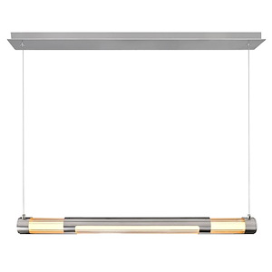 Neva - 18W 1 LED Chandelier-3 Inches Tall and 36 Inches Wide - 1268354