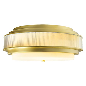 Valdivia - 4 Light Flush Mount-8 Inches Tall and 18 Inches Wide - 1268360