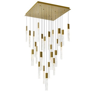 Greta - 110W LED Chandelier-16 Inches Tall and 28 Inches Wide - 1325793
