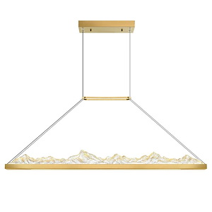 Himalayas - 25W LED Chandelier-19 Inches Tall and 48 Inches Wide - 1325799