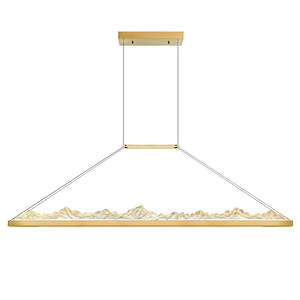 Himalayas - 38W LED Chandelier-19 Inches Tall and 62 Inches Wide - 1325800