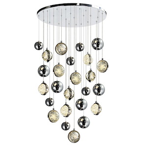 Salvador - 26W 13 LED Chandelier-40 Inches Tall and 24 Inches Wide - 1268366