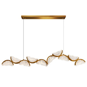 Moon - 45W LED Chandelier-17 Inch Tall and 70 Inch Wide - 1363491