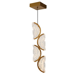 Moon - 24W LED Mini Pendant-30 Inch Tall and 8 Inch Wide - 1363492