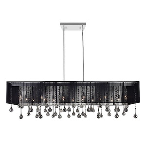 Water Drop 17 Light Oversized Linear Chandelier - 901362