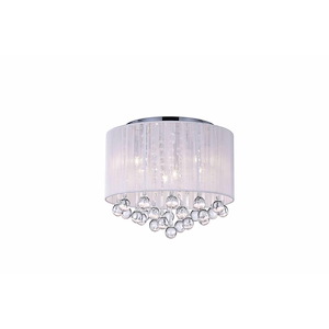 Water Drop 6 Light 14 Inch Wide Flush Mount - 901380