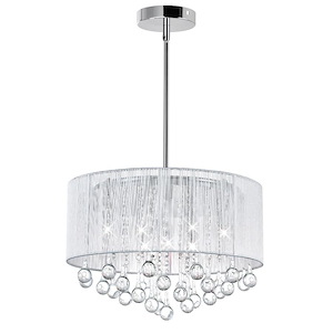 Water Drop 6 Light Small Chandelier - 901383