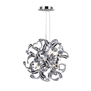 12 Light Chandelier with Chrome Finish - 901551