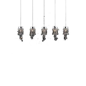 5 Light Chandelier with Chrome Finish - 901560