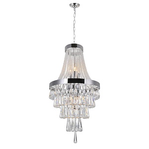 6 Light Chandeleir with Chrome Finish - 901585