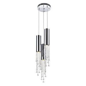 3 Light Mini Pendant with Chrome Finish - 901603