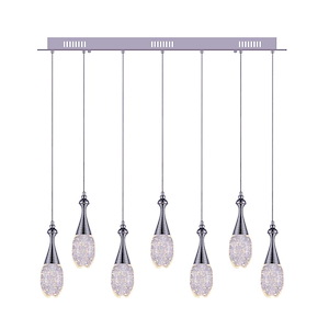 7 Light Chandeleir with Chrome Finish - 901628