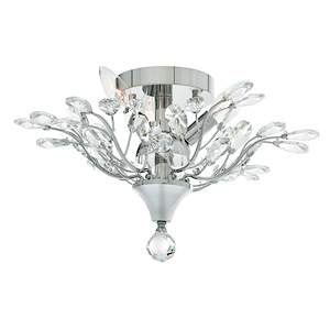 Ivy - 3 Light Drum Flush Mount-8 Inches Tall - 1277201