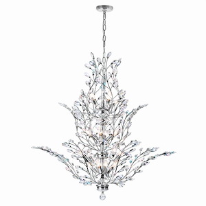 18 Light Chandelier with Chrome Finish - 901642