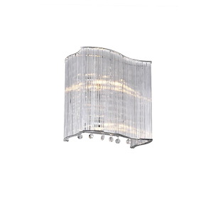 2 Light Wall Sconce with Chrome Finish - 901691