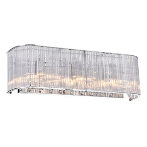 3 Light Wall Sconce with Chrome Finish - 901692