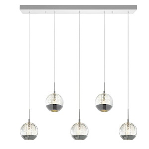 5 Light Chandelier with Chrome Finish - 901763