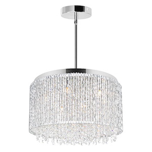 10 Light Chandelier with Chrome Finish - 901968