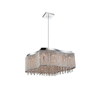 6 Light Chandelier with Chrome Finish - 901971