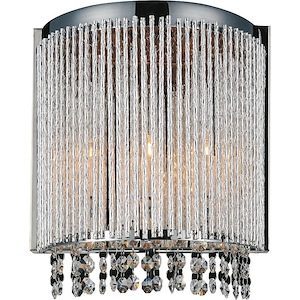 2 Light Wall Sconce with Chrome Finish - 901978