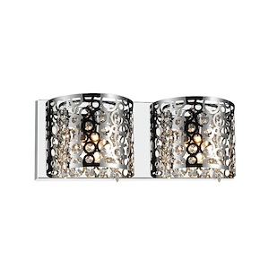 2 Light Wall Sconce with Chrome Finish - 901988