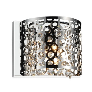 1 Light Wall Sconce with Chrome Finish - 901996