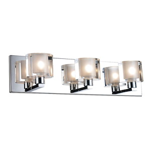 3 Light Wall Sconce with Chrome Finish - 901998