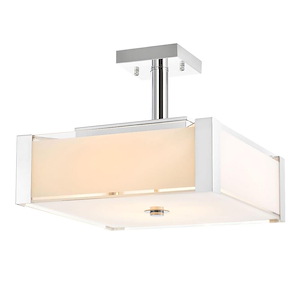 3 Light Square Mini Pendant with Chrome Finish - 902100